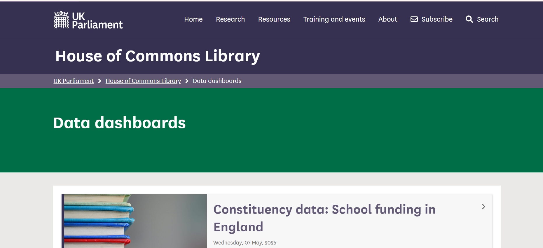 commonslibrary parliament